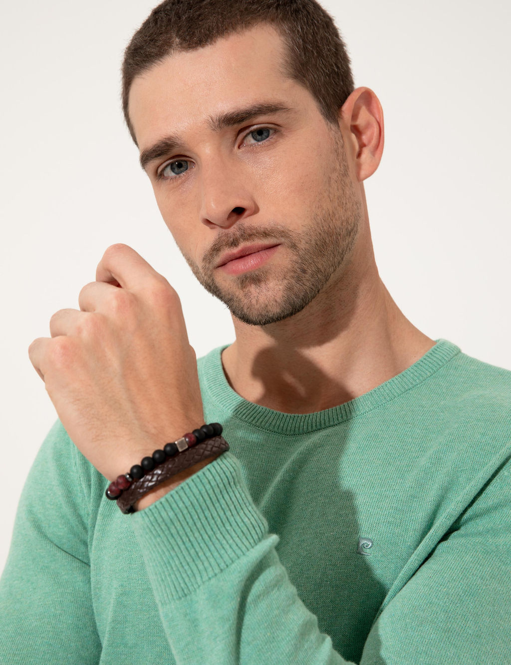 Mint Slim Fit Bisiklet Yaka Triko Kazak - Pierre cardin фото 2