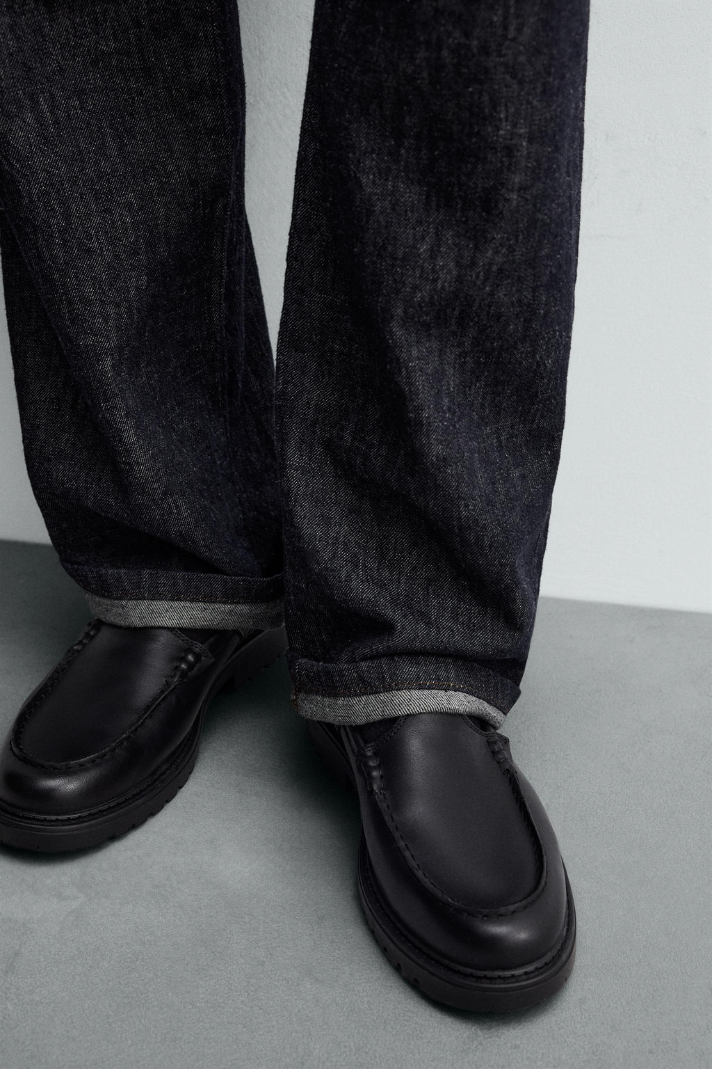 LEATHER BUCKLE SHOES - Zara фото 7