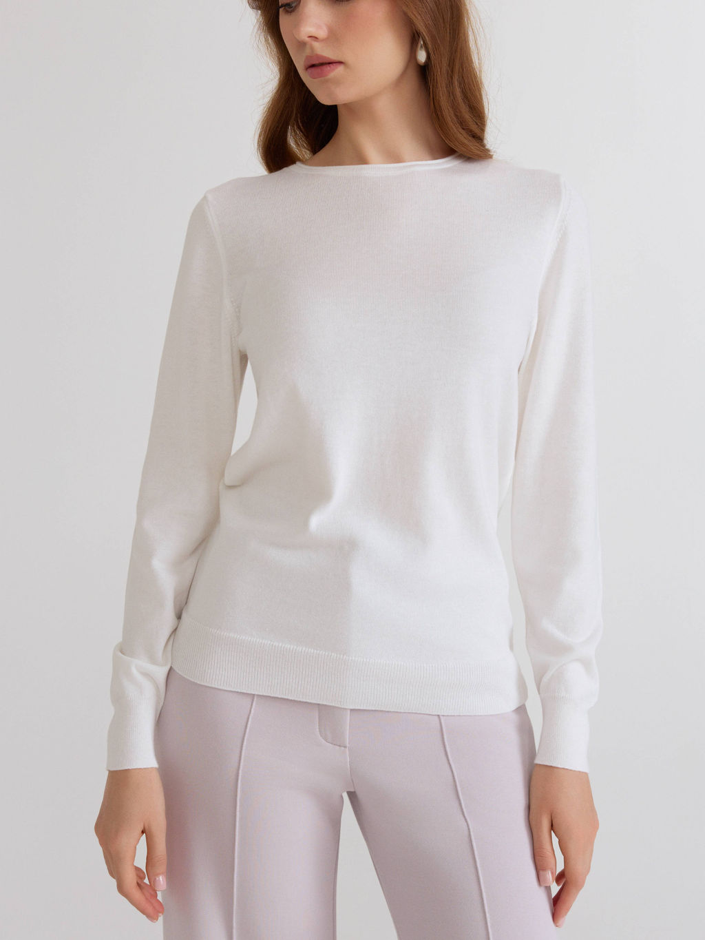 CONTE LDK2451 Джемпер женский ecru - Conte elegant фото 3