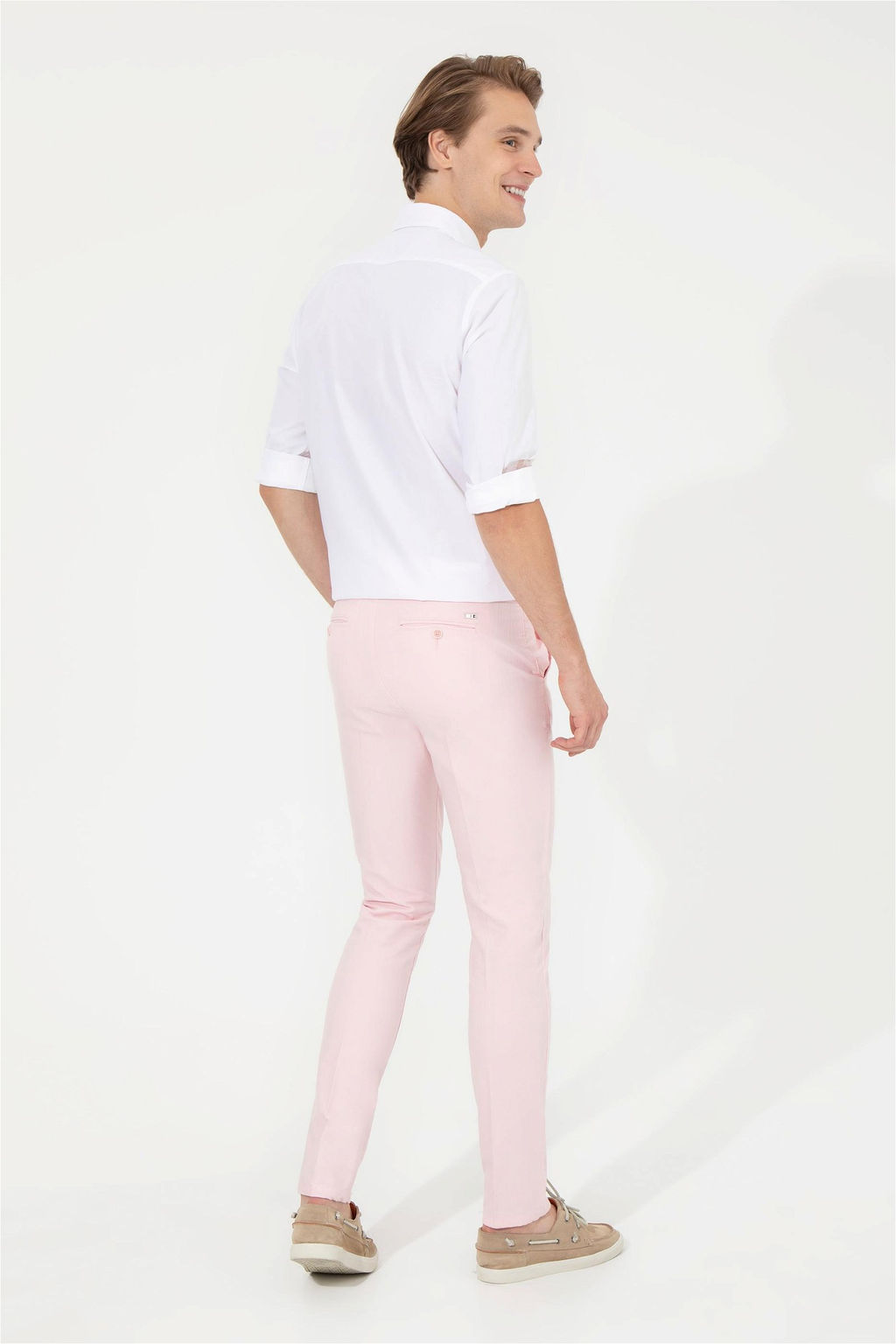 U. S. Polo Assn / Мужские розовые брюки из плотной ткани - U.s. polo assn фото 11