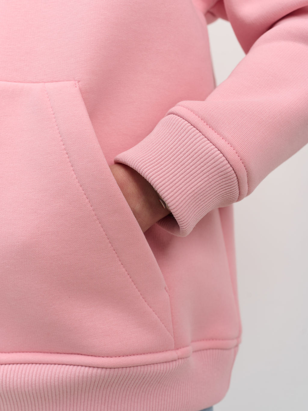 Толстовка с капюшоном для девочки "Basic" розовый