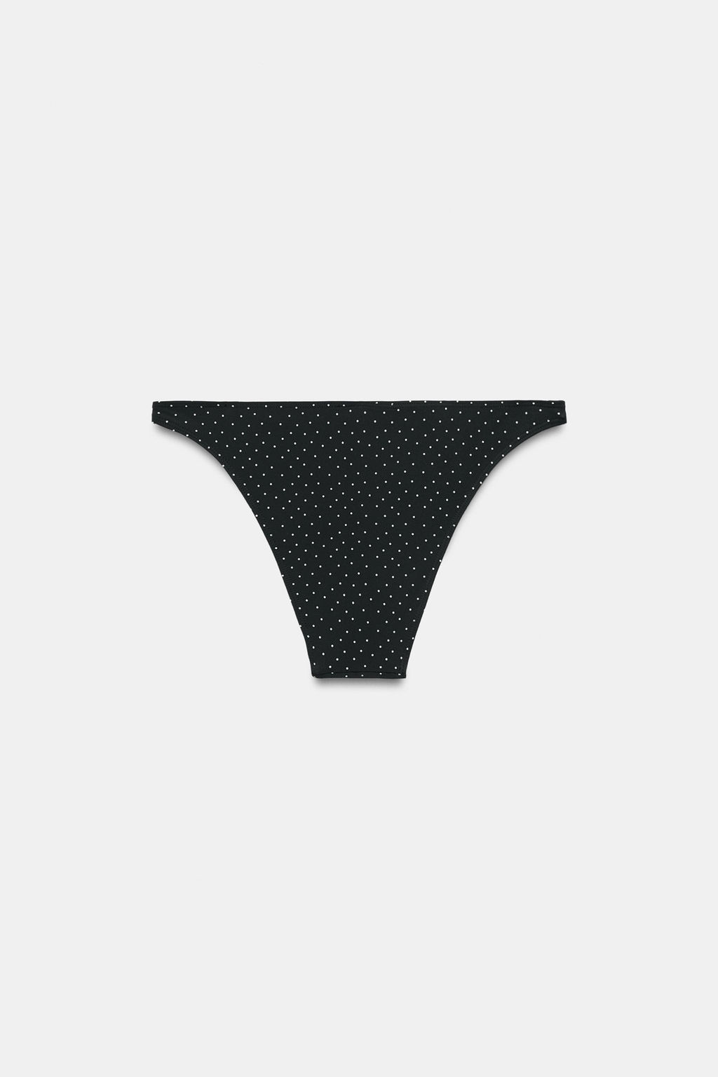 BRAGUITA BIKINI ESTAMPADO TOPOS / Negro - Zara фото 10