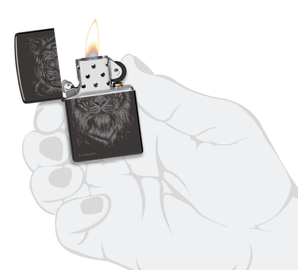 Зажигалка ZIPPO Большая кошка | Big Cat 48935  фото 5