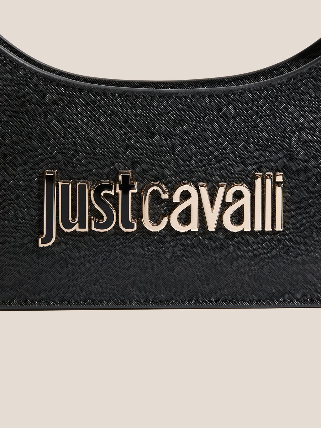 Женская сумка на плечо JUST CAVALLI METAL LETTERING Артикул 4450792, черный  фото 2