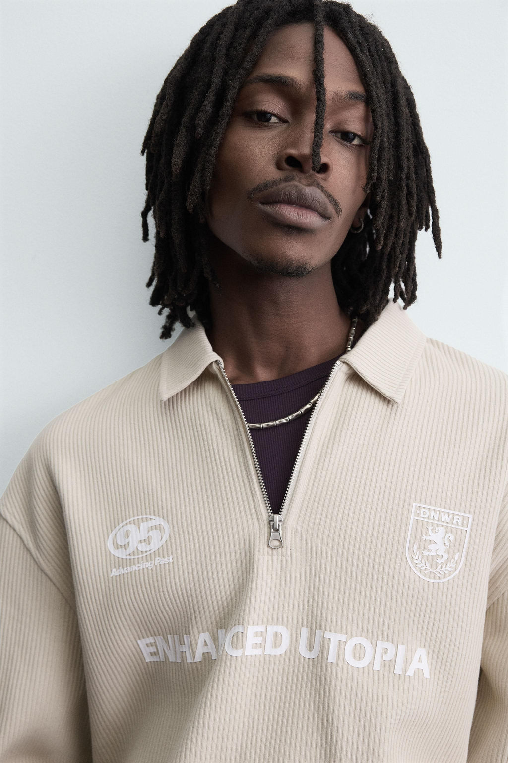 CABLE KNIT TEXTURED POLO SHIRT - Zara фото 6