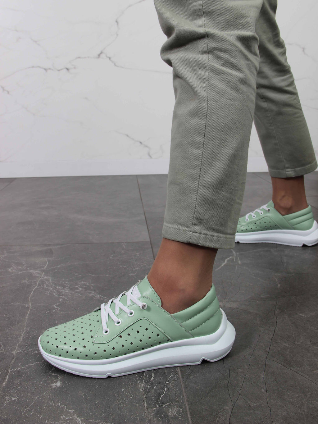 Кроссовки EDART 168.236143w. Мята-виктория - Ed'art фото 6