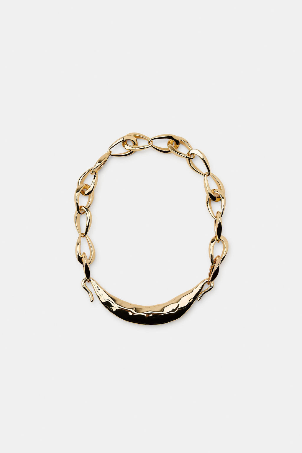 METAL CHAIN NECKLACE - Zara фото 3