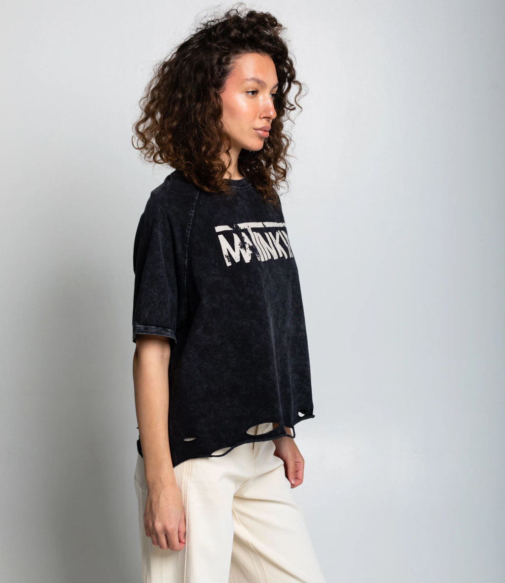 Футболка #КТ01537, чёрный - Dommod фото 2