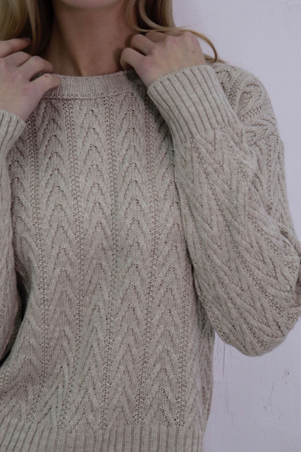 10718 Джемпер цвета льна - Martichelli фото 21