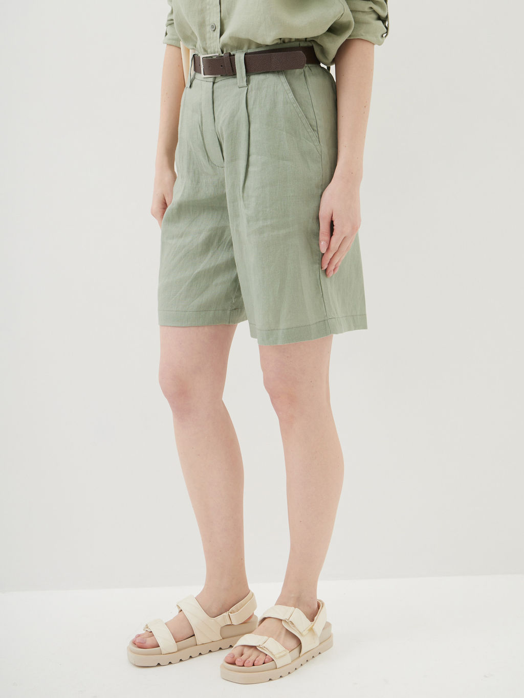 Женские льняные Шорты - Mossmore фото 2