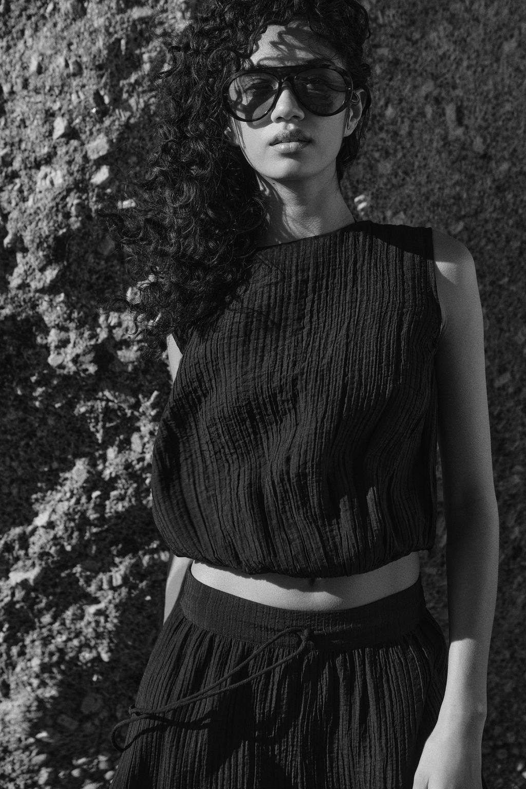 Top con efecto arrugado - H&m фото 4