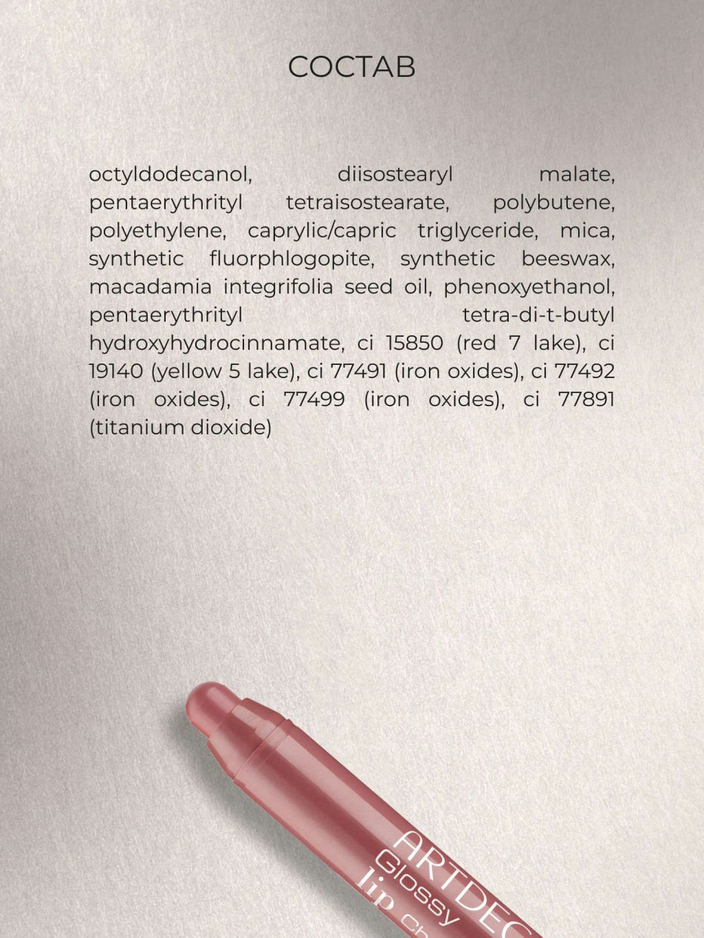 ARTDECO Блеск для губ в стике Glossy Lip Chubby: тон 25, 1,8 г  фото 8
