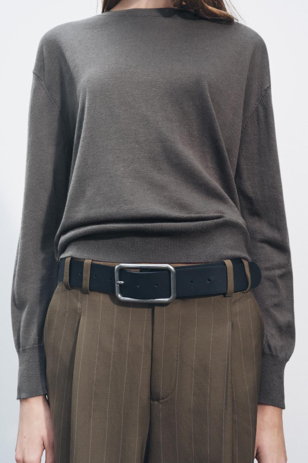 BASIC WOOL BLEND SWEATER - Zara фото 3