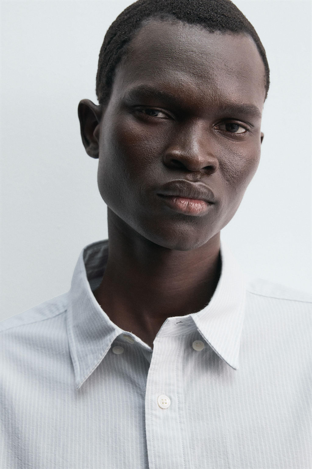 STRIPED OXFORD SHIRT - Zara фото 6