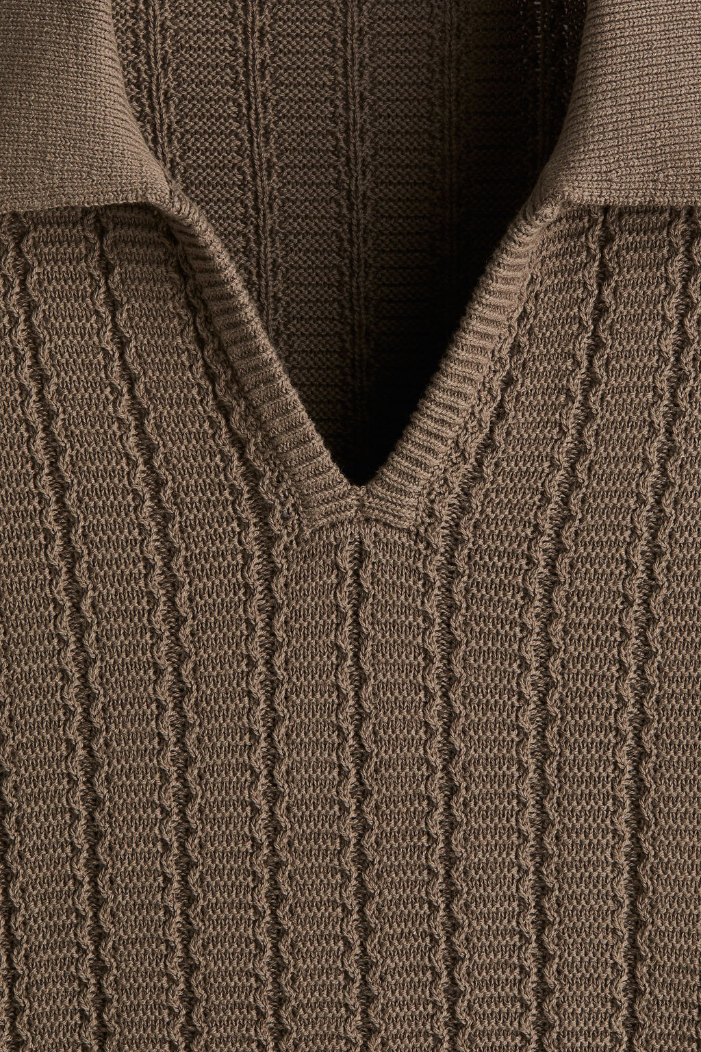 Polo en punto texturizado Regular Fit - H&m фото 4