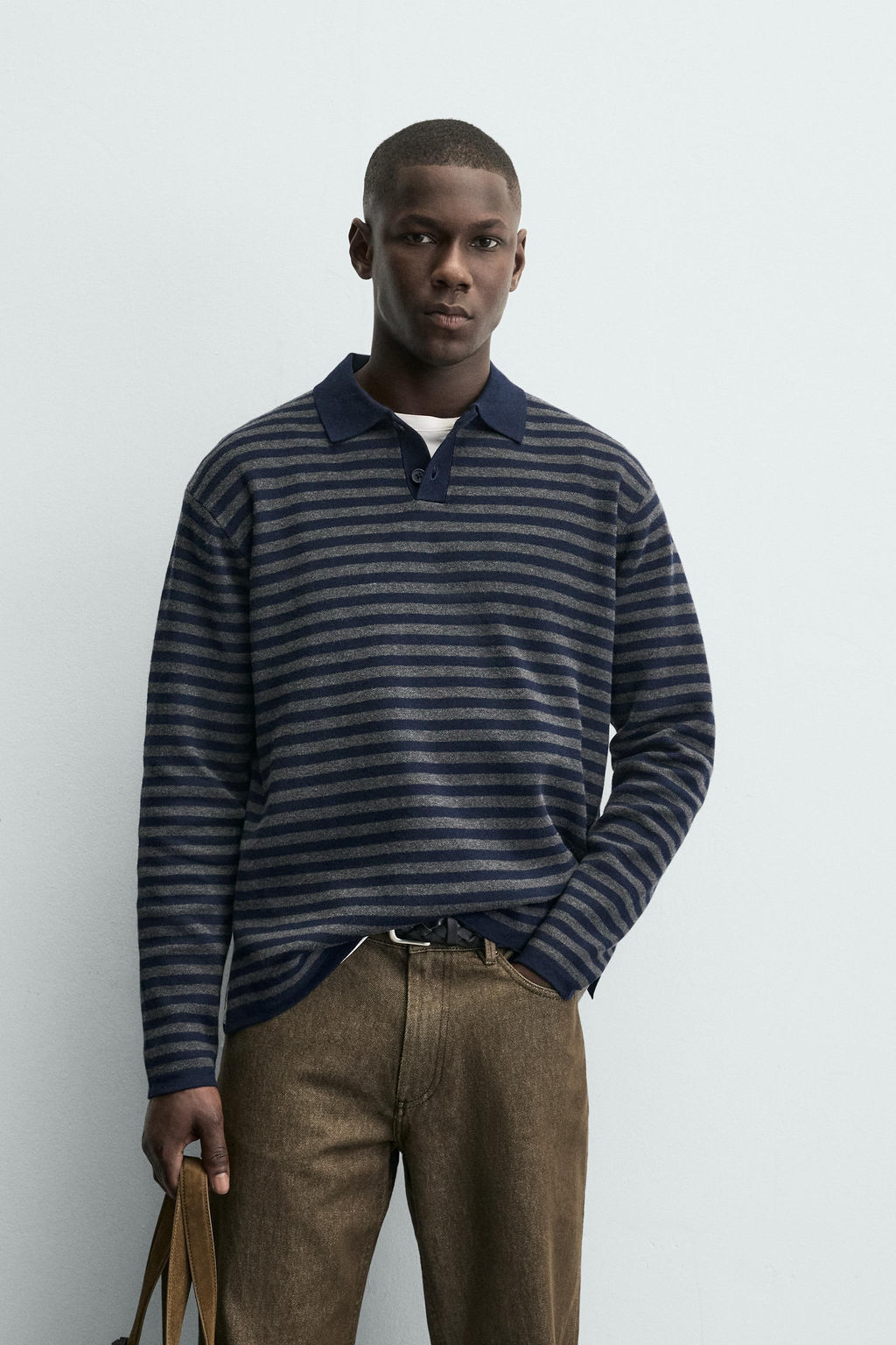 SOFT KNIT POLO SHIRT - Zara фото 9