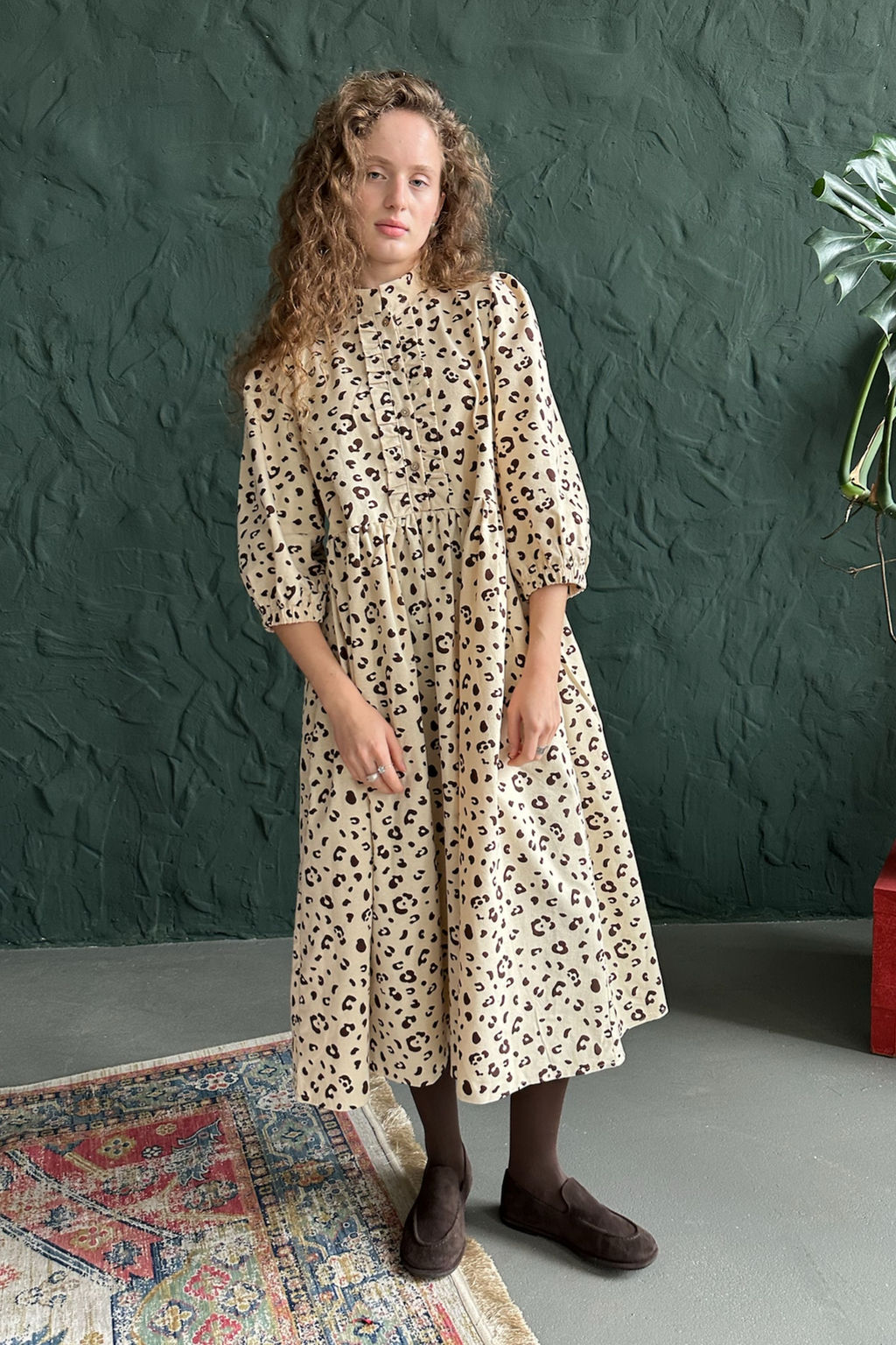 Платье SEPTEMBER104/01/Бежевый, коричневый