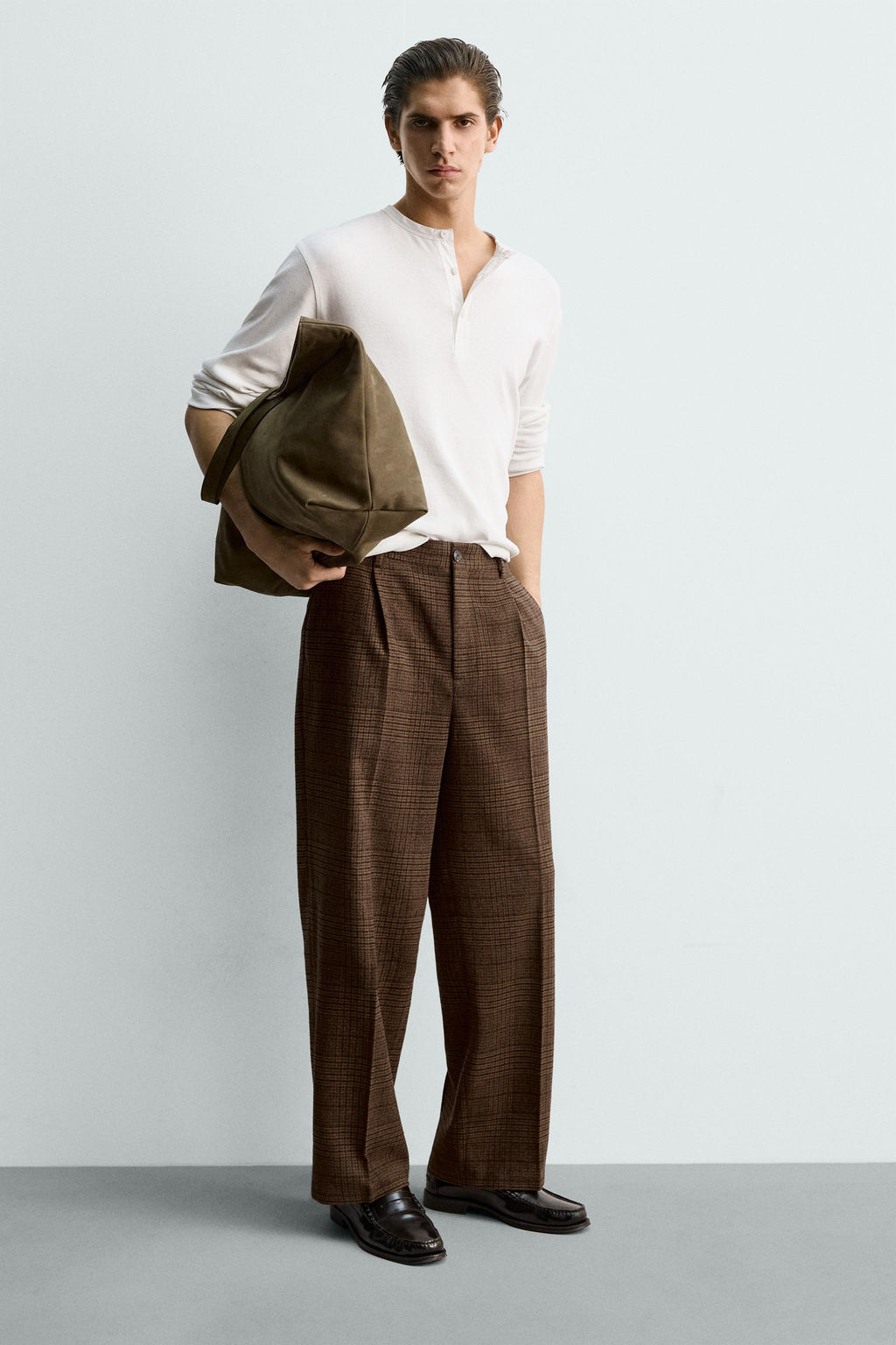 LEATHER TOTE BAG - Zara фото 2