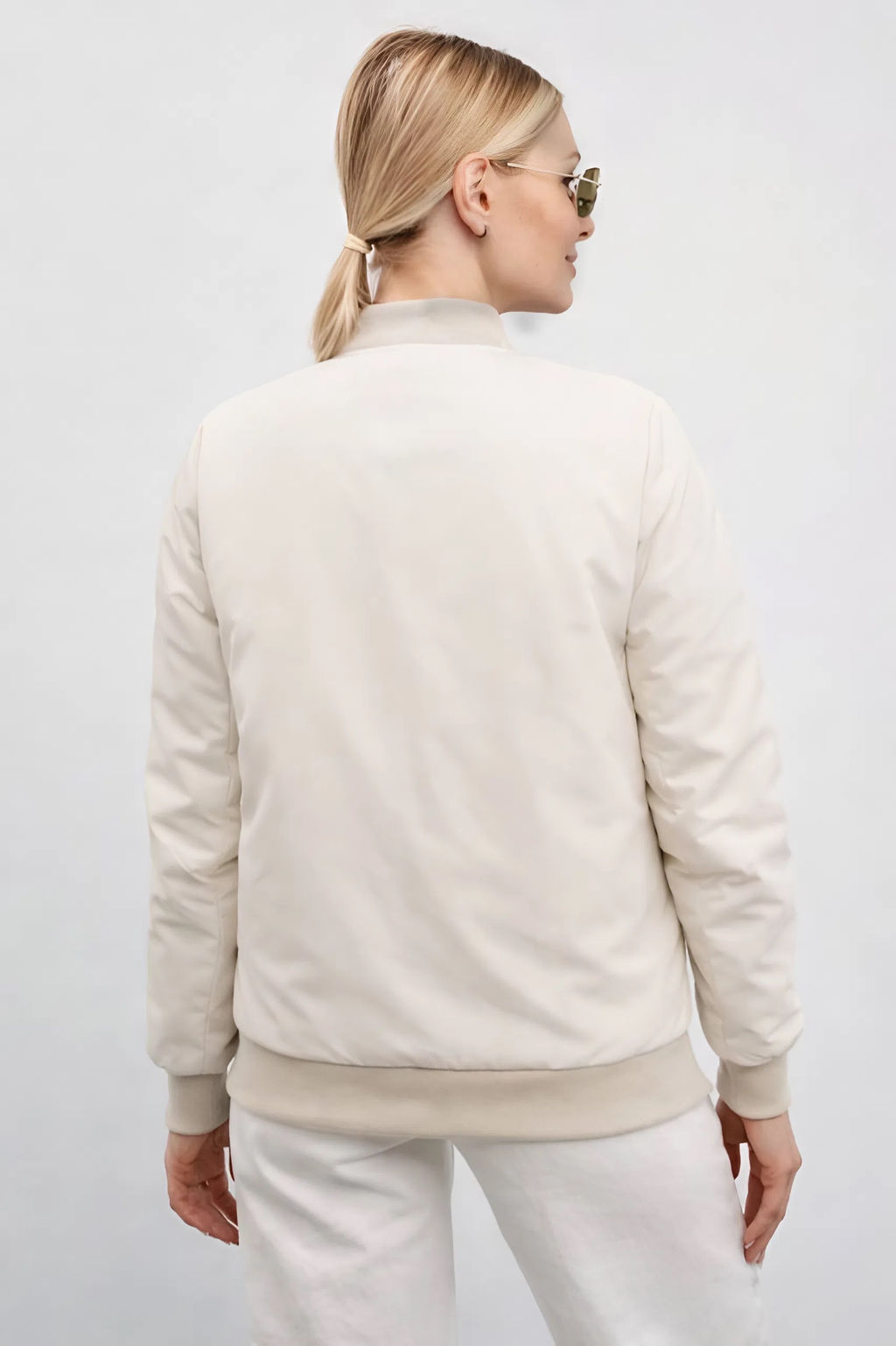 Бомбер женский демисезонный HN-4 голубой - Yollochka фото 12