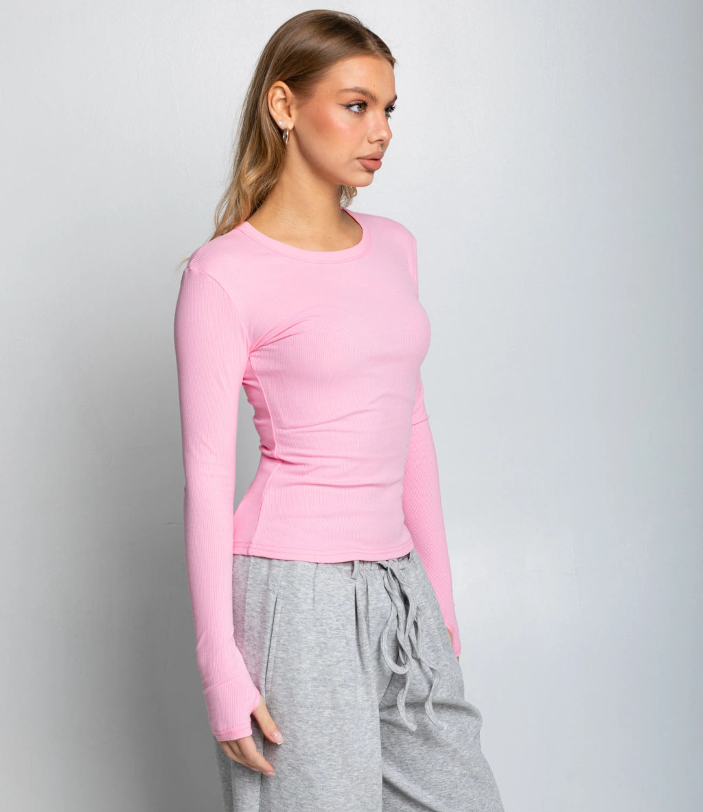 Лонгслив #КТ6889 (1), розовый - Dommod фото 7
