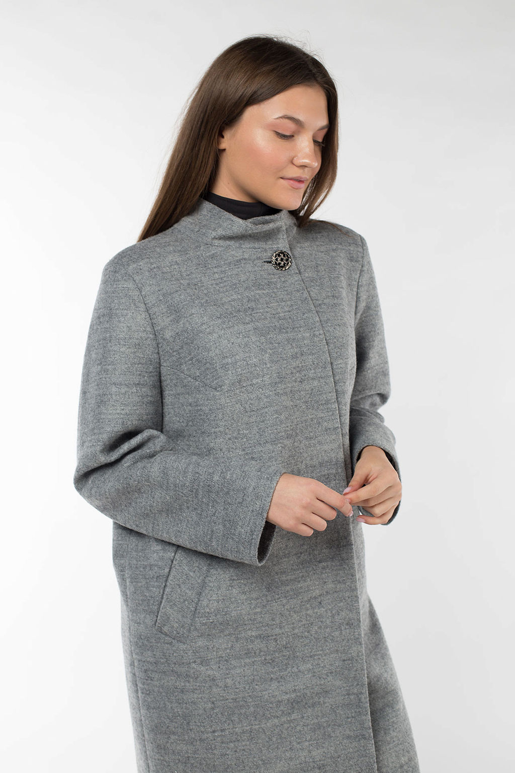 Пальто женское демисезонное - El podio фото 5