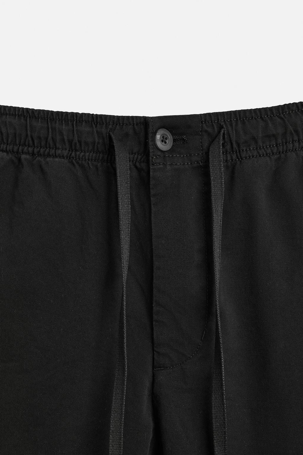 REGULAR FIT JOGGER WAIST TROUSERS - Zara фото 39