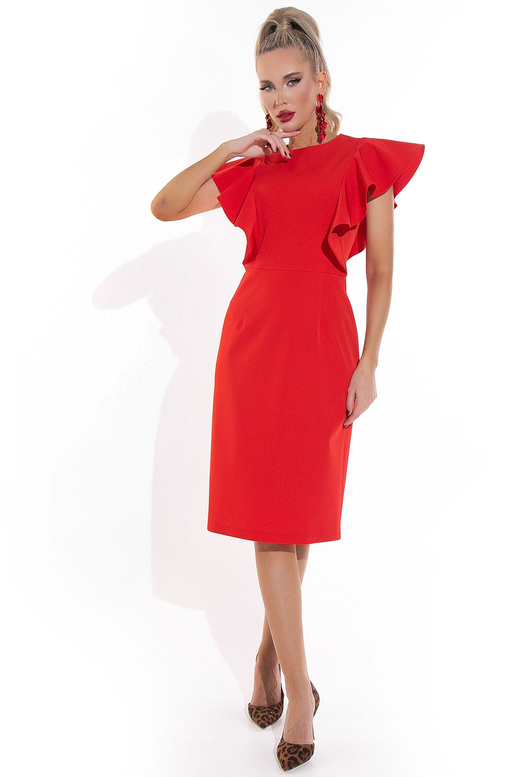 Платье Барселоника (красный) - Эльза фото 2