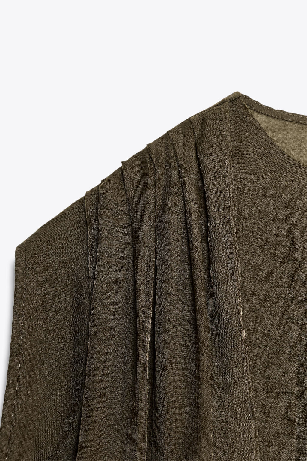 FLOWING TOP WITH SCARF - Zara фото 14