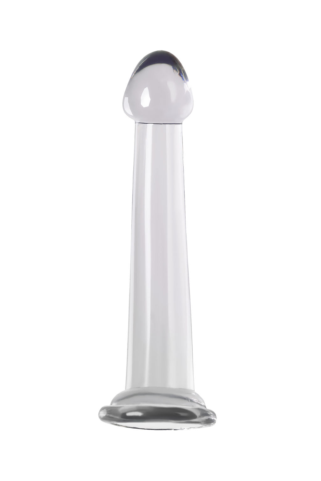 Нереалистичный фаллоимитатор TOYFA Basic Jelly Dildo S, TPE, прозрачный, 15,5 см