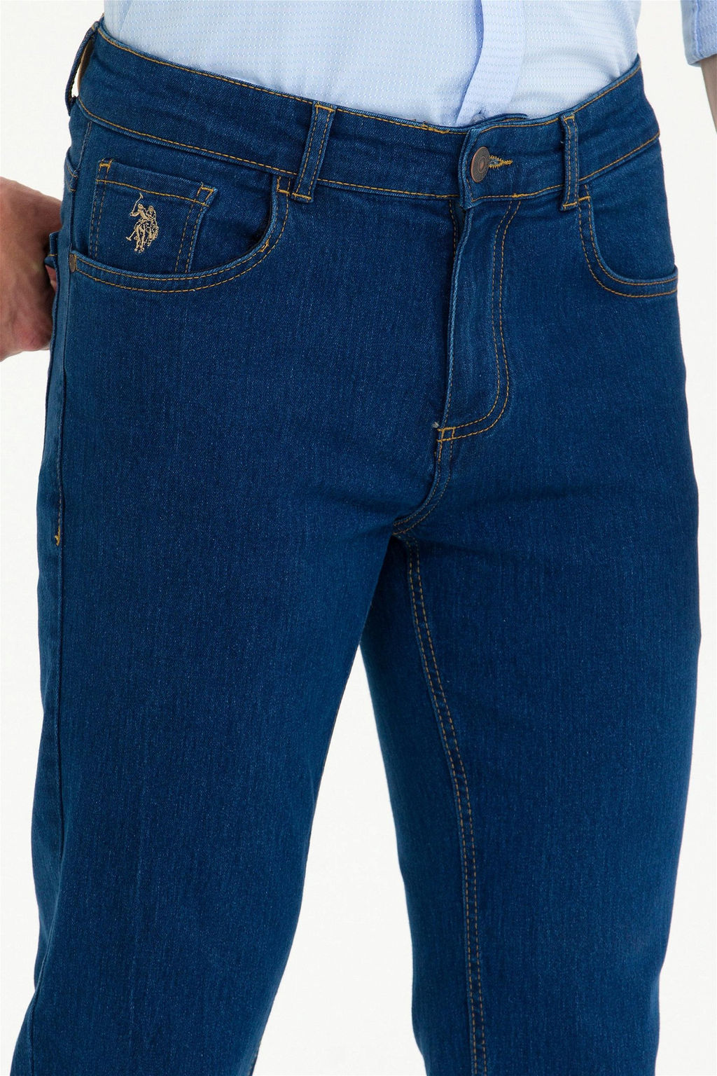 U. S. Polo Assn / Мужские синие джинсовые брюки - U.s. polo assn фото 12