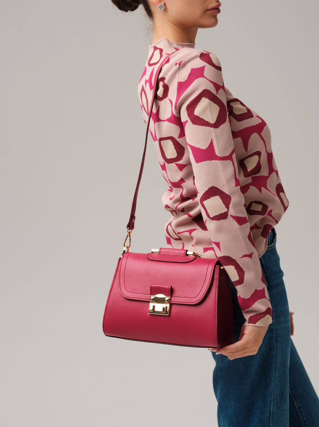 Сумка Azaro 30802 розовая ягода