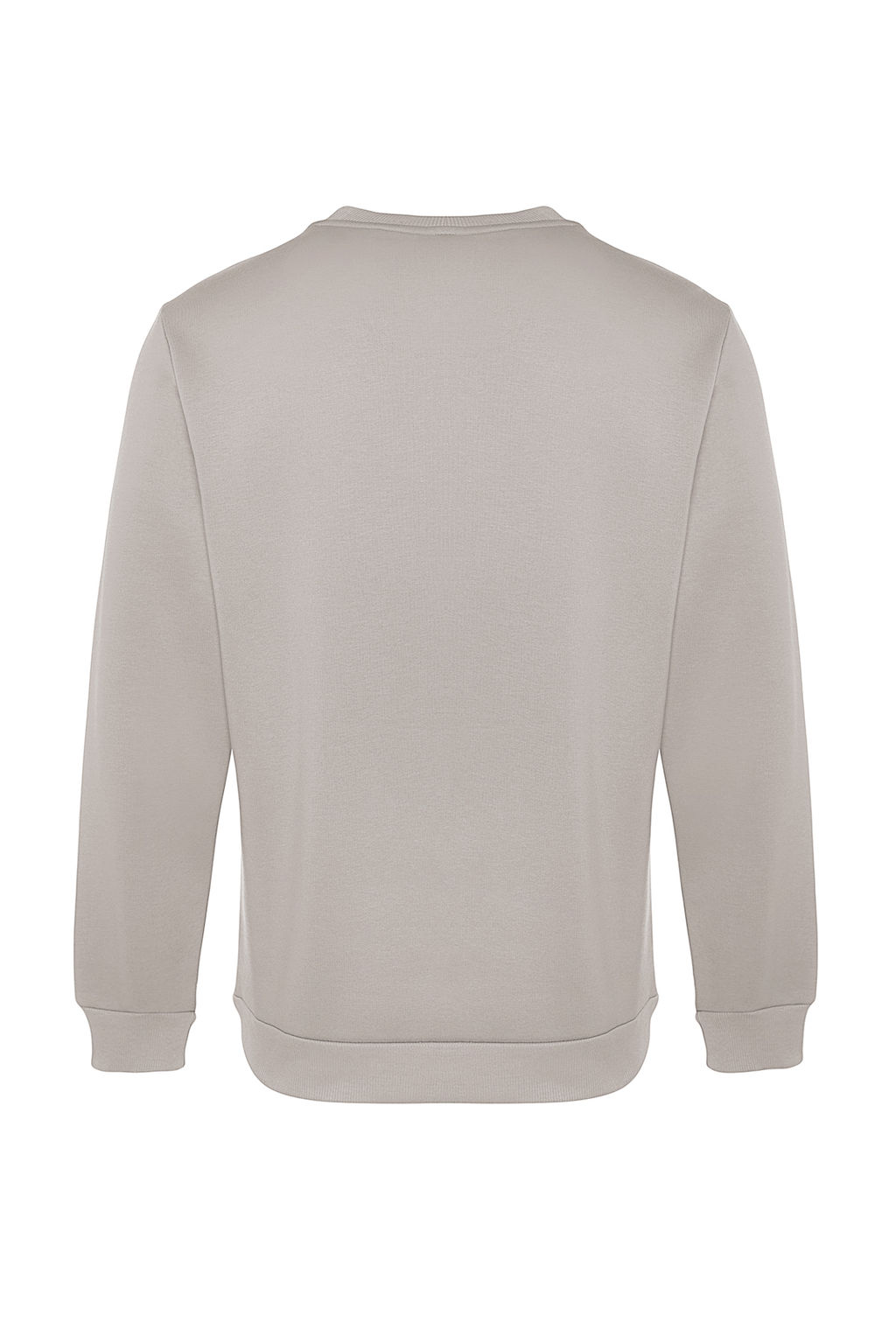 Gri Regular/Normal Kesim Ici Polar/S?cak Tutan Yaz? Bask?l? Sweatshirt TMNAW24SW00183 - Trendyolmilla фото 7