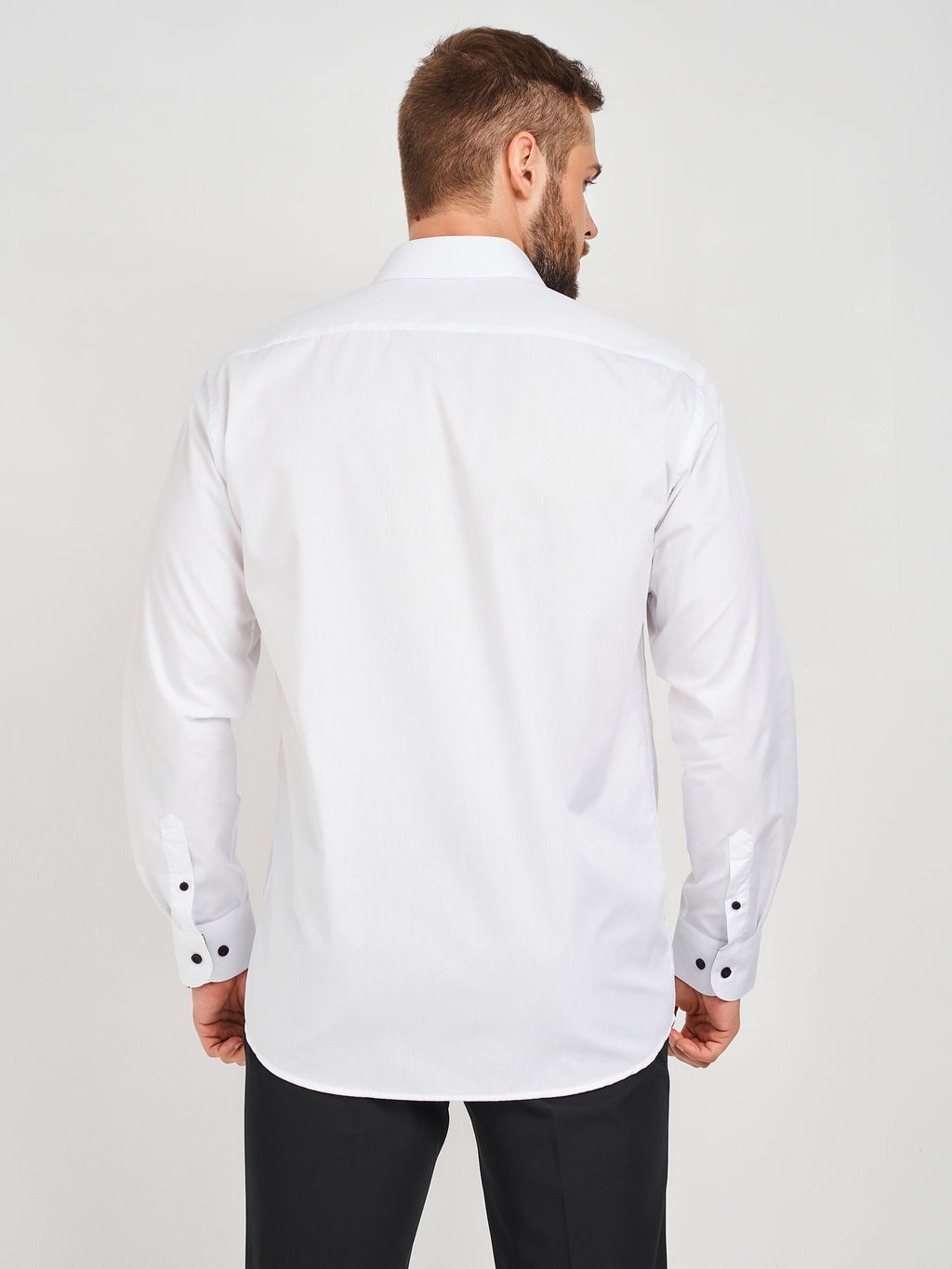 Сорочка мужская длинный рукав CASINO c100/157/ice/15p  фото 7