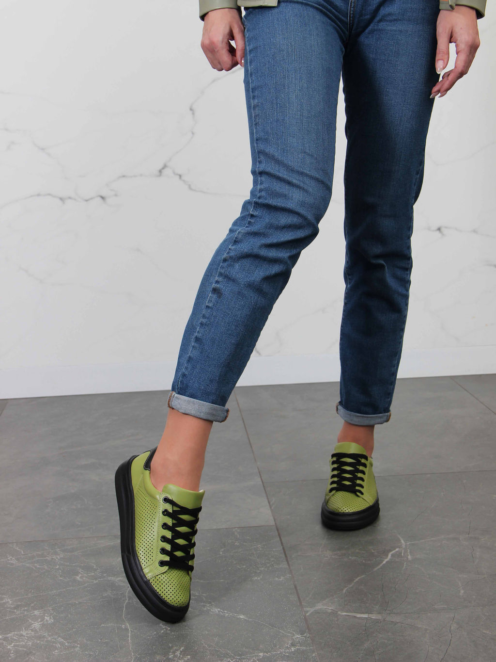 Кеды EDART 127.Lusi22 bl. Авокадо - Ed'art фото 3