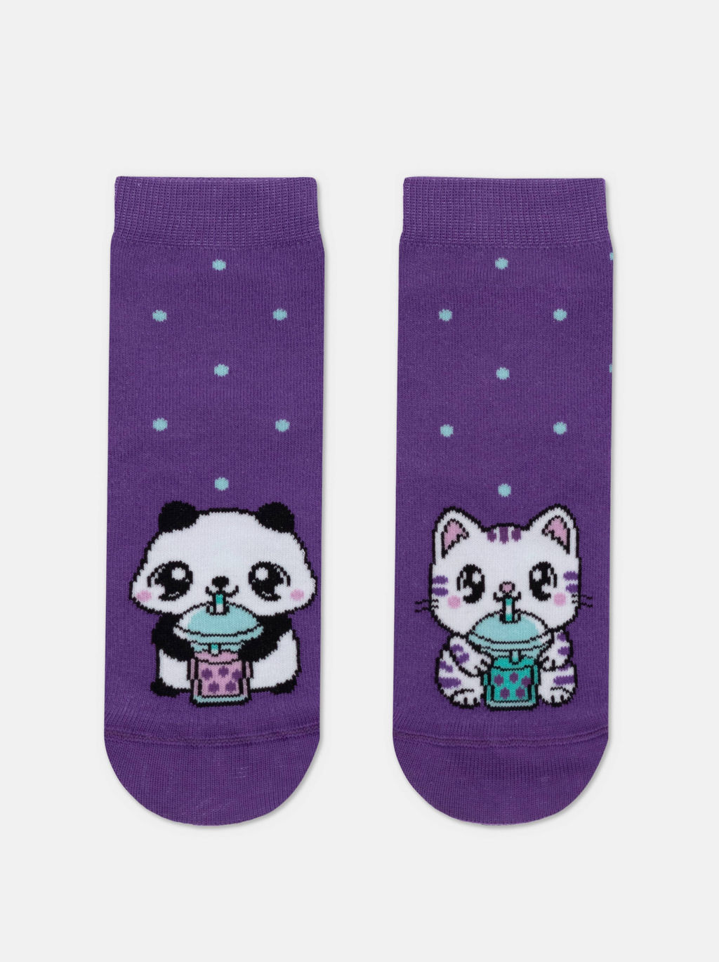 Цена за 2 пары CONTE-KIDS ВЕСЕЛЫЕ НОЖКИ фиолетовый