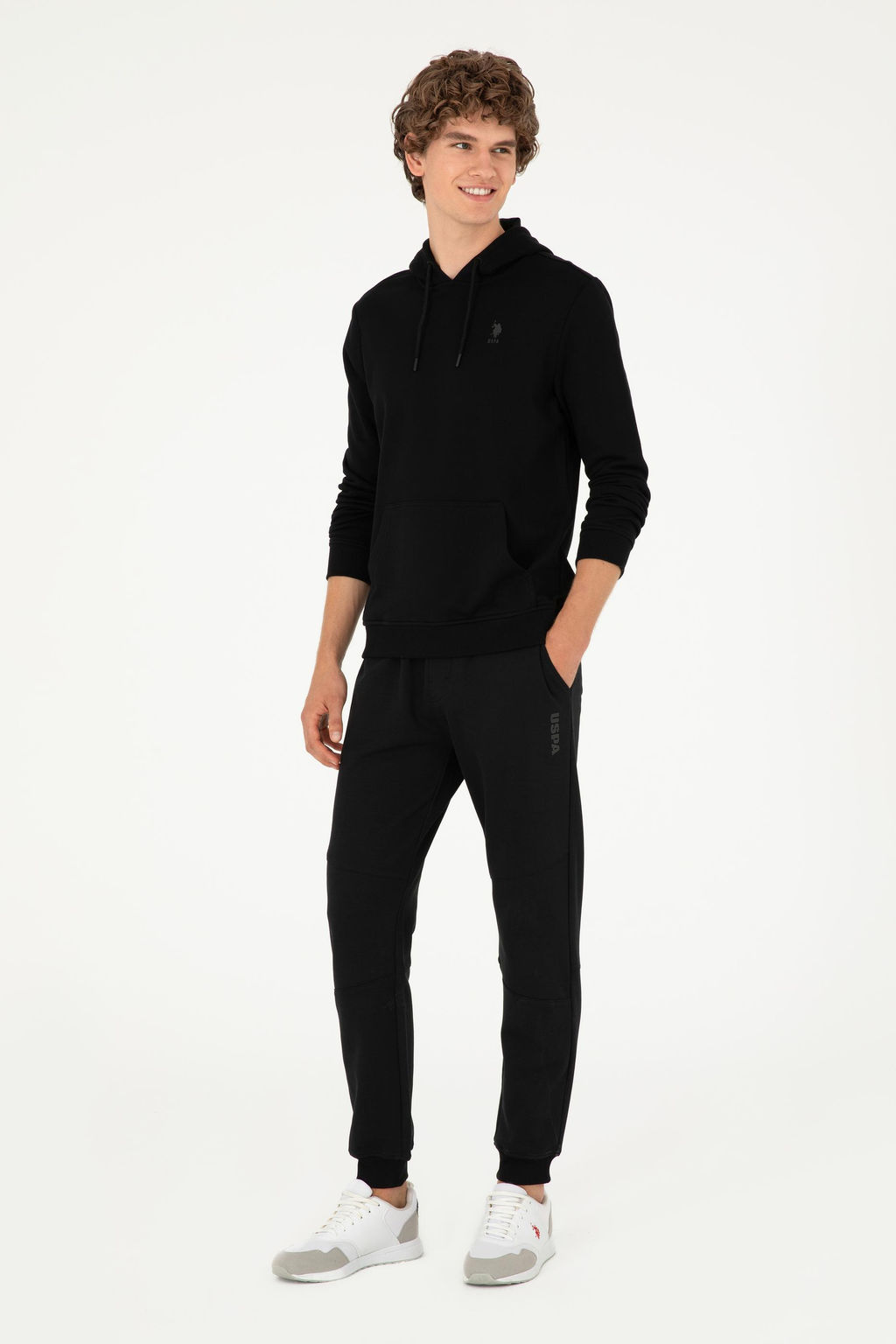 Спортивные штаны мужские U.S. Polo Assn черные  фото 3