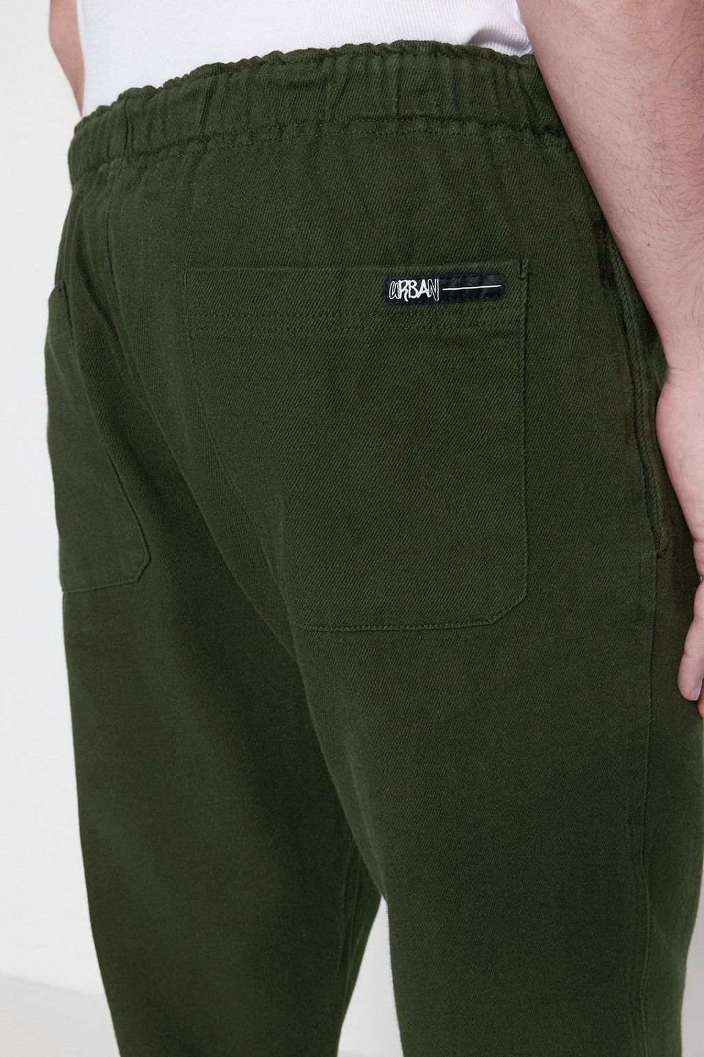 Lacivert Regular Fit Lastik Belli Gabardin Pantolon TMNSS23PL00033 - Trendyolmilla фото 28