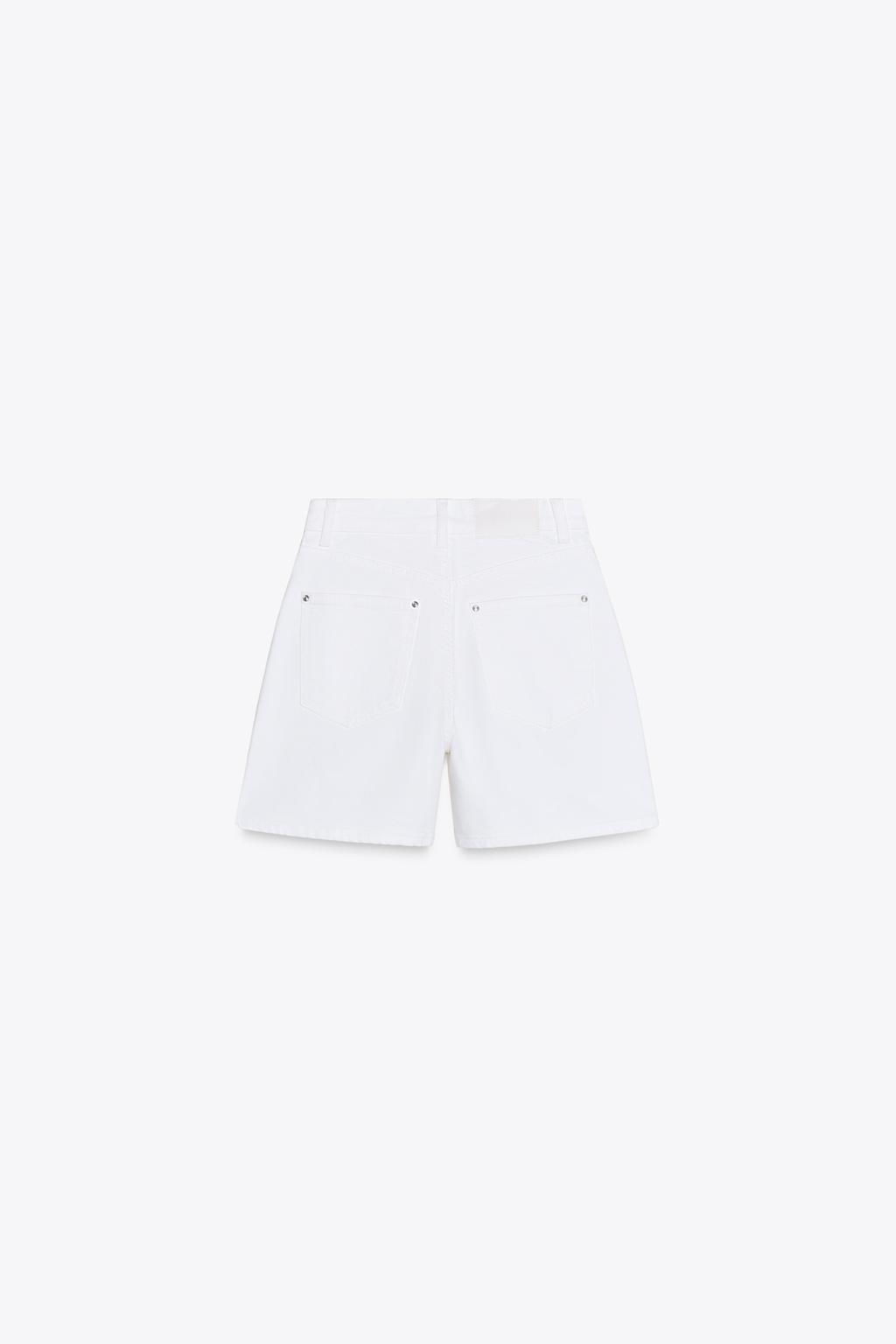 Z1975 MOM-FIT HIGH-WAIST SHORTS - Zara фото 8