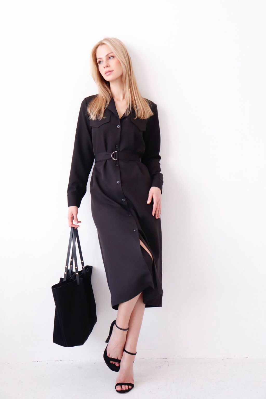 Платье-рубашка с английским воротником - Martichelli фото 222