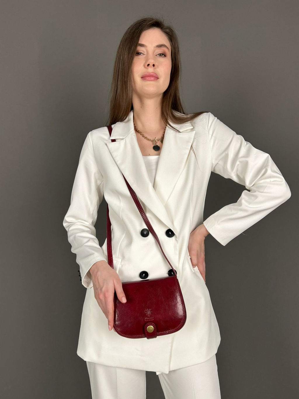 Сумочка женская из телячьей кожи