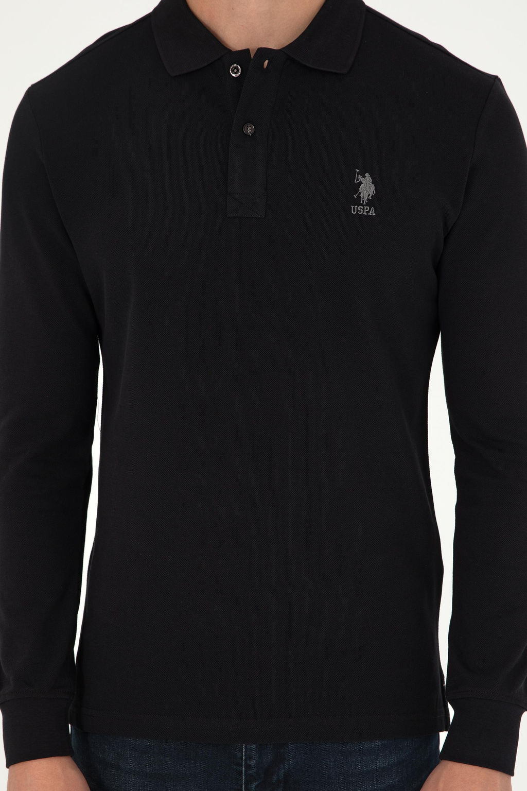 Мужской черный базовый свитшот Неожиданная скидка в корзине - U.s. polo assn фото 13