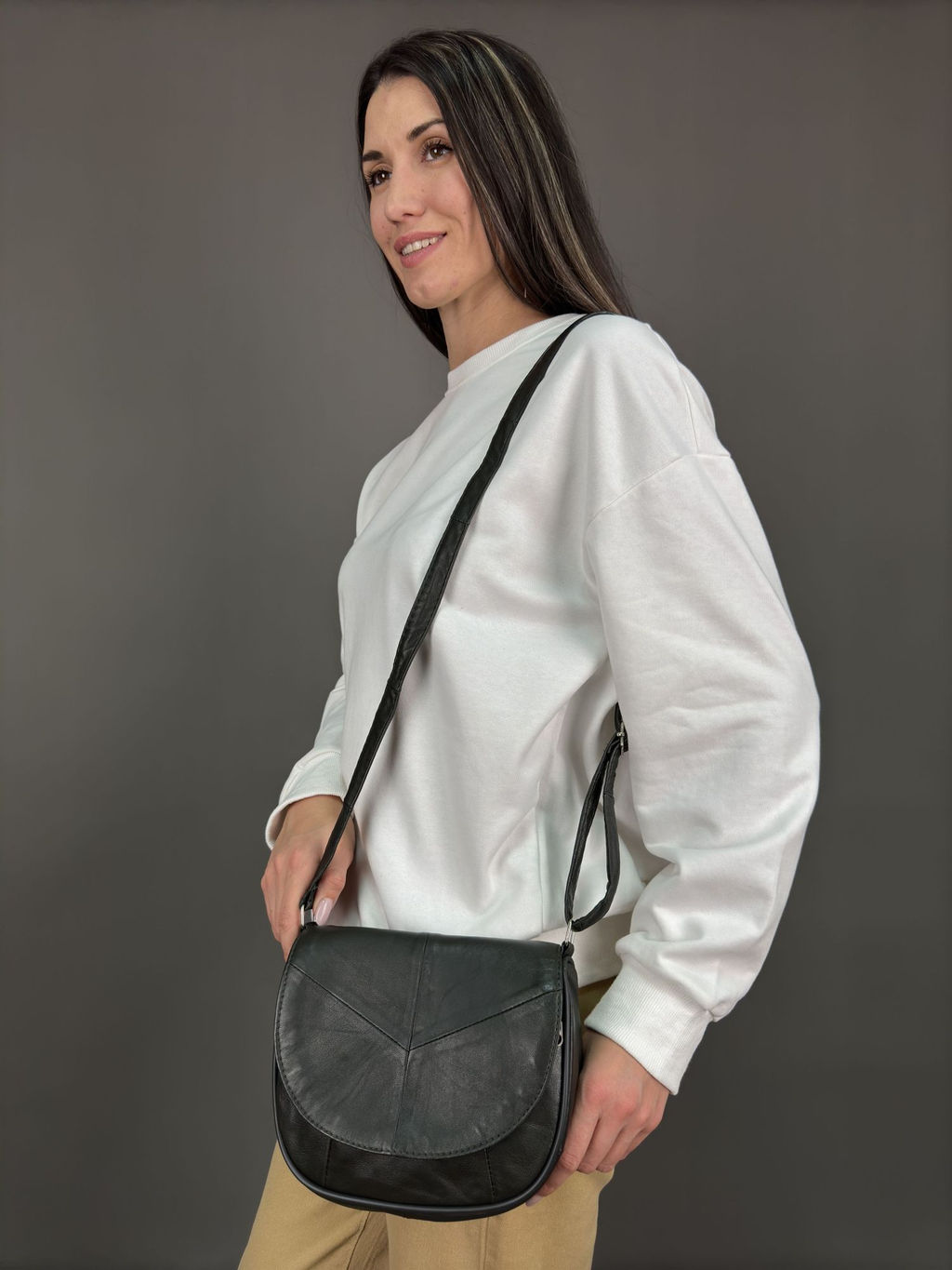 Сумка женская из телячьей кожи