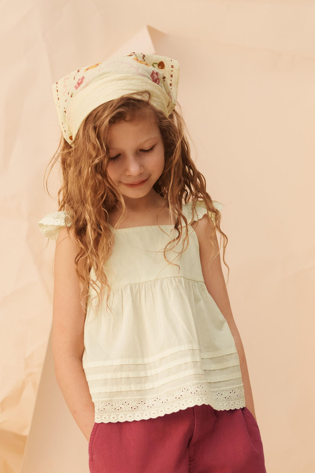 BLUSA BORDADOS COMBINADOS LIMITED EDITION / Crudo / Beige - Zara фото 2