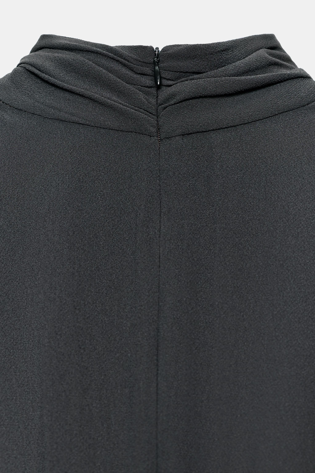 SHORT DRESS WITH VELVET AND RUFFLES - Zara фото 5