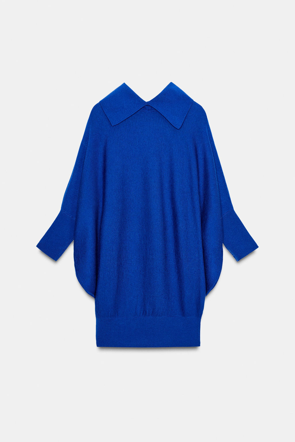 LONG KNIT BATWING SLEEVE JUMPER - Zara фото 14