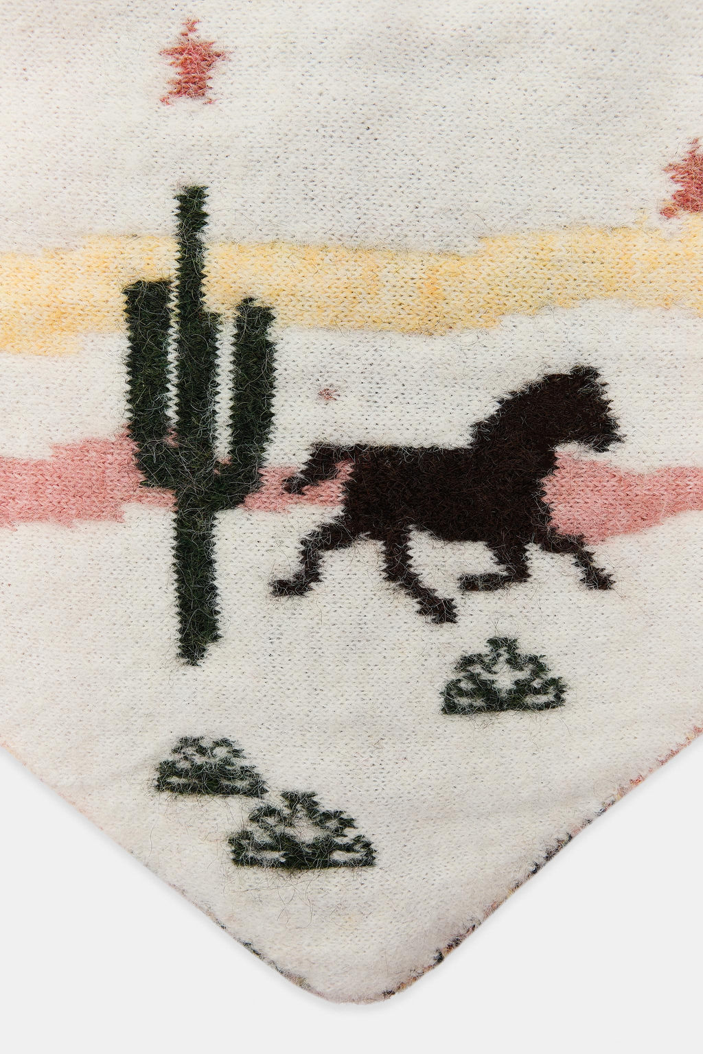 PRINTED KNITTED BANDANNA