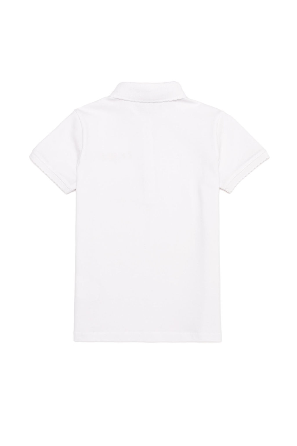 Белая базовая футболка с воротником-поло для девочек Неожиданная скидка в корзине - U.s. polo assn фото 2