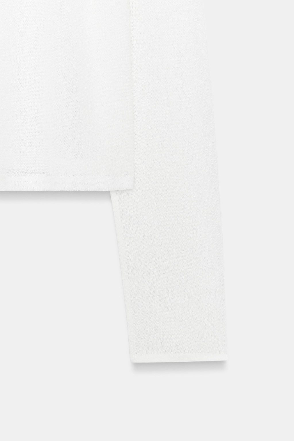 JERSEY R?STICO CALADO / Blanco - Zara фото 6