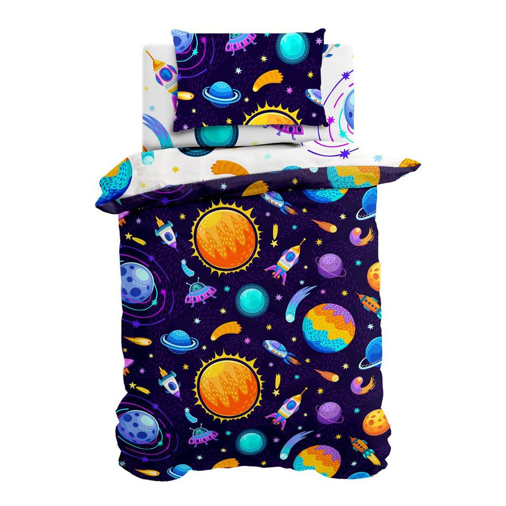 КПБ КиндерСон Поплин 16851-1/16851-2 Галактика - Тейковский хлопчато-бумажный комбинат фото 2