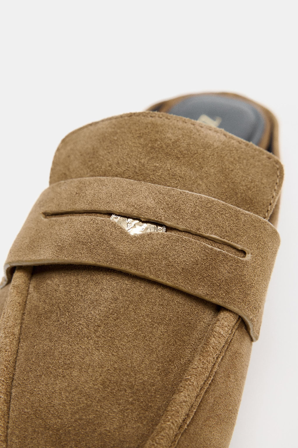 SPLIT SUEDE MULE LOAFERS - Zara фото 15